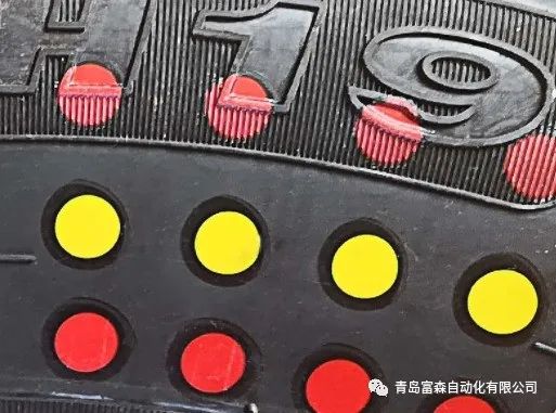 輪胎均勻性、動平衡檢測結(jié)果新型色帶標識系統(tǒng)方案